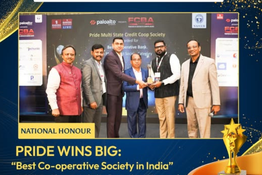 Pride Credit Co-operative Society Wins Best Co-operative Society in India Award: A Milestone of Trust, Growth & Excellence