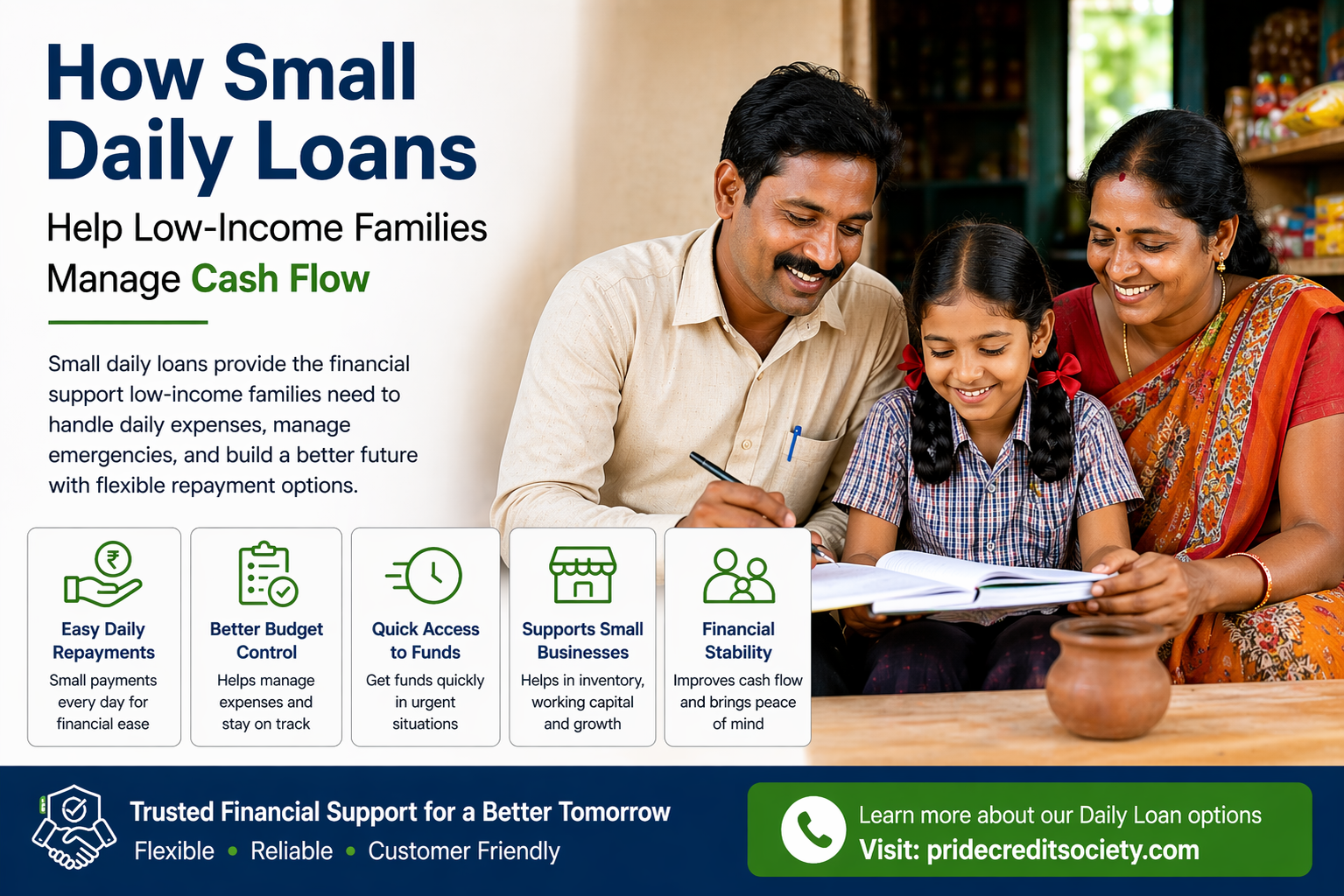 How Small Daily Loans Help Low-Income Families Manage Cash Flow