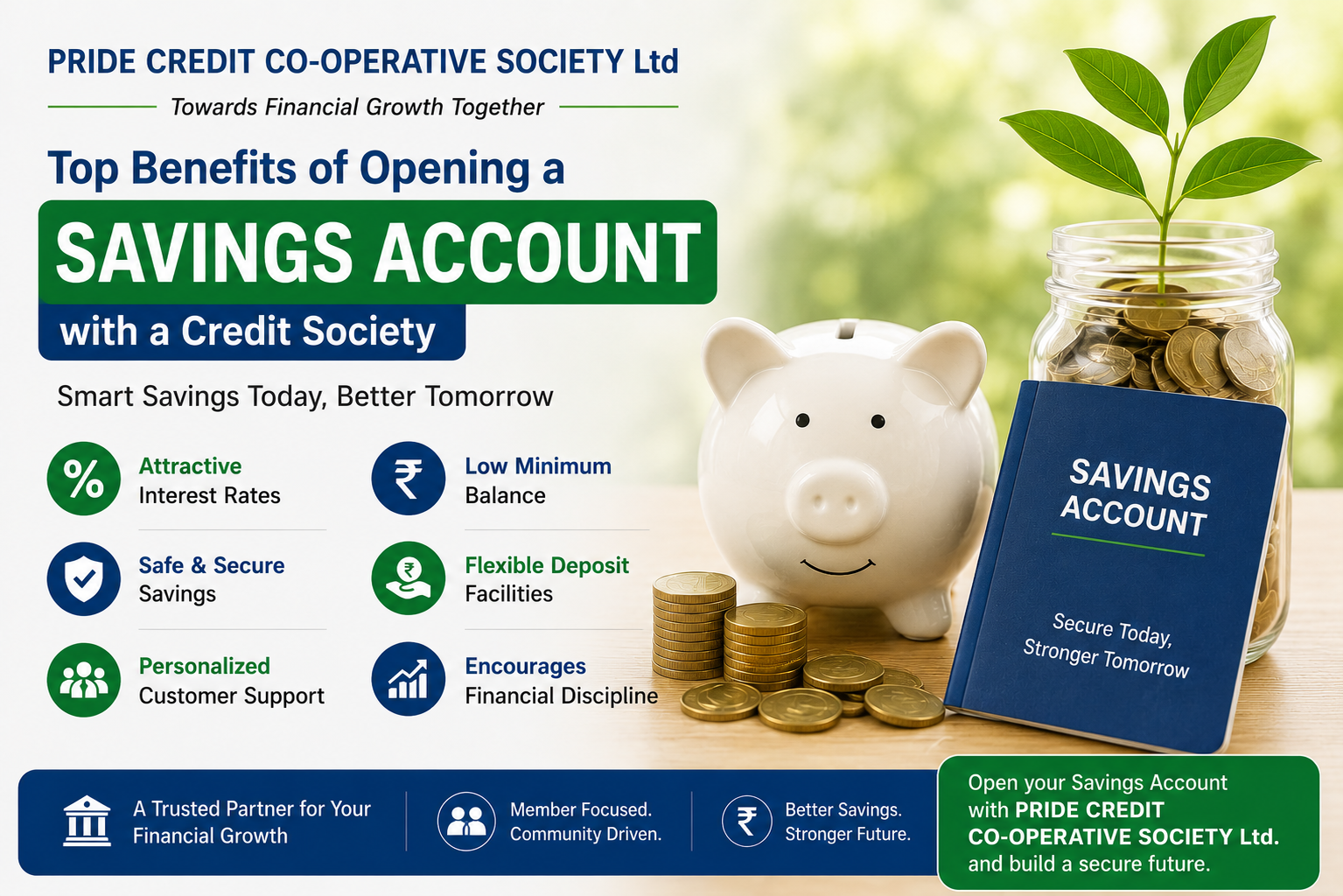 Top Benefits of Opening a Savings Account with a Credit Society