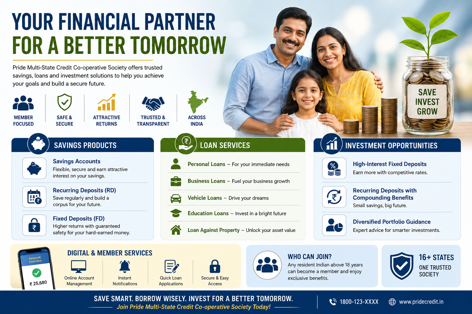 Pride Finance 360�: A Complete Guide to Savings, Loans & Investment with Us