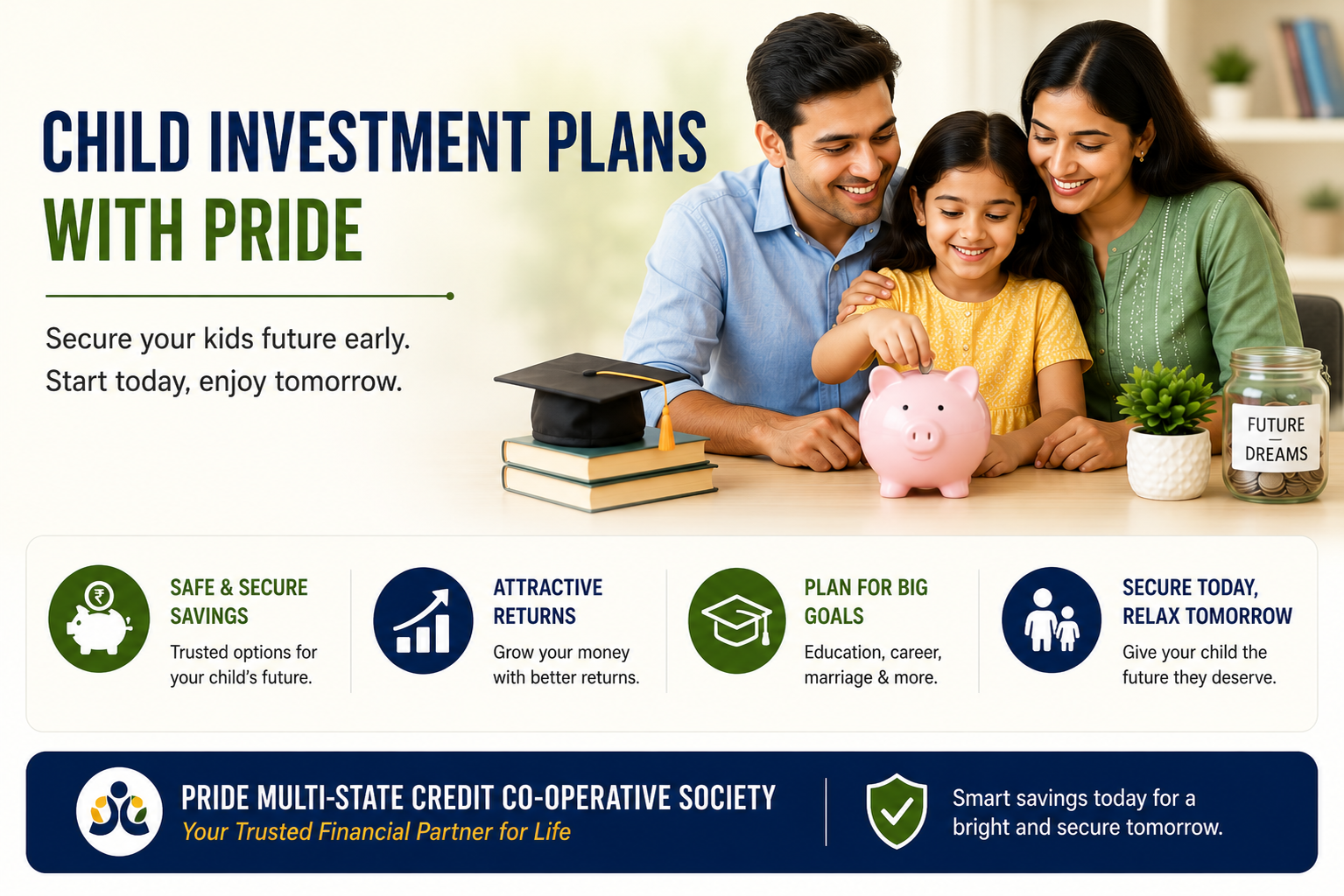Child Investment Plans with Pride: Secure Your Kids Future Early