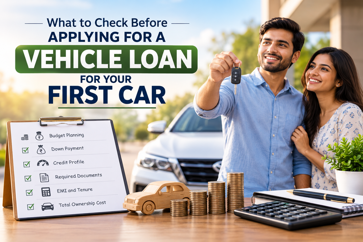 What to Check Before Applying for a Vehicle Loan for Your First Car