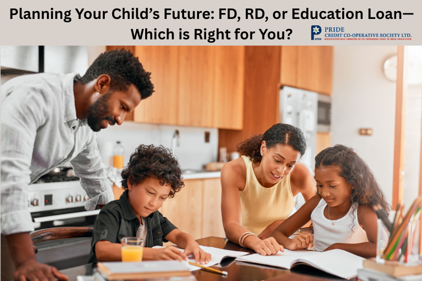 Planning Your Childs Future: FD, RD, or Education Loan�Which is Right for You?